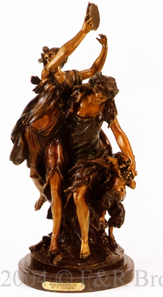 sculpture bronze clodion